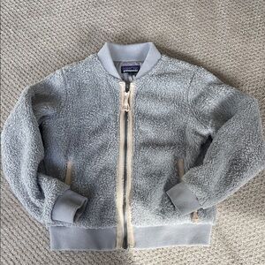 Patagonia Light Gray Sherpa Jacket
